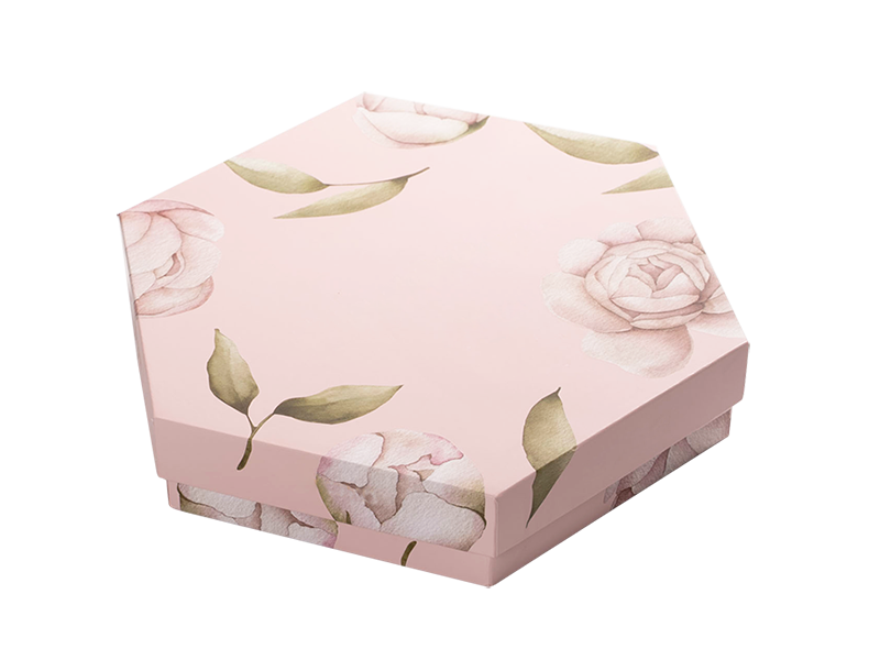 Customized Hexagon Rigid Gift Boxes for Chocolate
