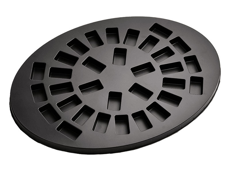 Chocolate Oval Vacuum Plate/Tray/Insert