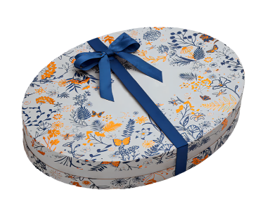 Hot Stamp and Embossing Printing Shoulder and Neck Oval Shape Boxes